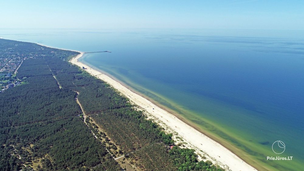 Nowe apartamenty w Połądze Birutės12 – 400 m od plaży morskiej. Oddzielne wejścia, podwórko