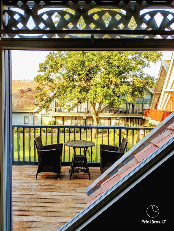„All Year Round In Preila” – 3 kambarių apartamentai su terasa ir vaizdu į marias