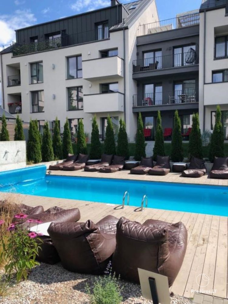 Apartament z widokiem na basen i taras w Połądze, w kompleksie Maluno vilos - 1