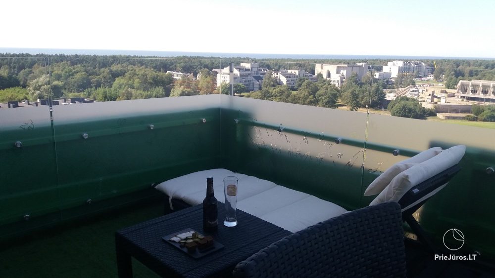 Apartament - studio z tarasem i widokiem na morze