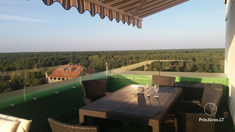 Apartament - studio z tarasem i widokiem na morze