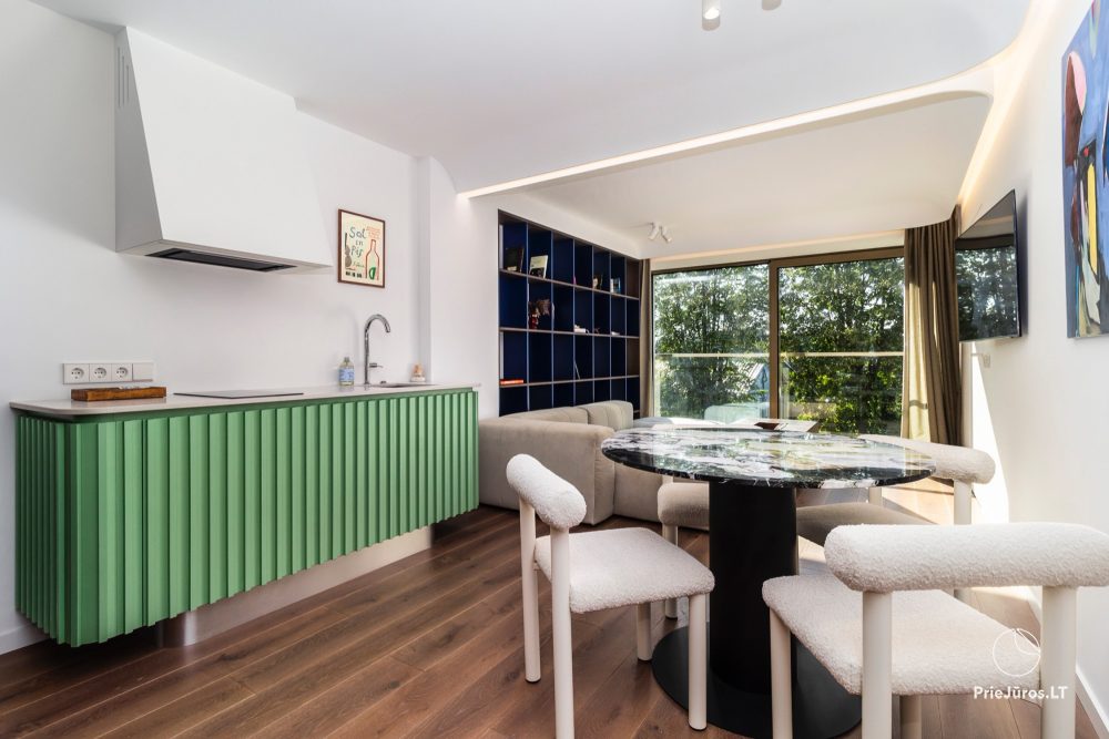 Stylowe apartamenty z 2 sypialniami w centrum Połągi - 1