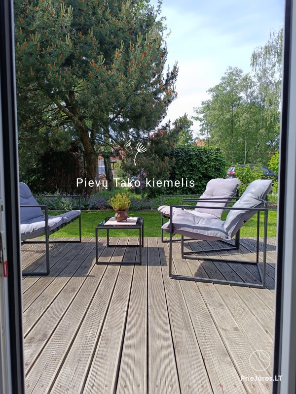 Apartamenty z prywatnym podwórkiem w centrum Kłajpedy