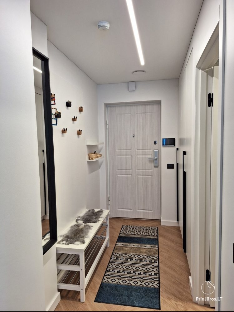 Nowo wyposażone apartamenty przy ulicy Vanagupės. W projekcie „Santiago”.