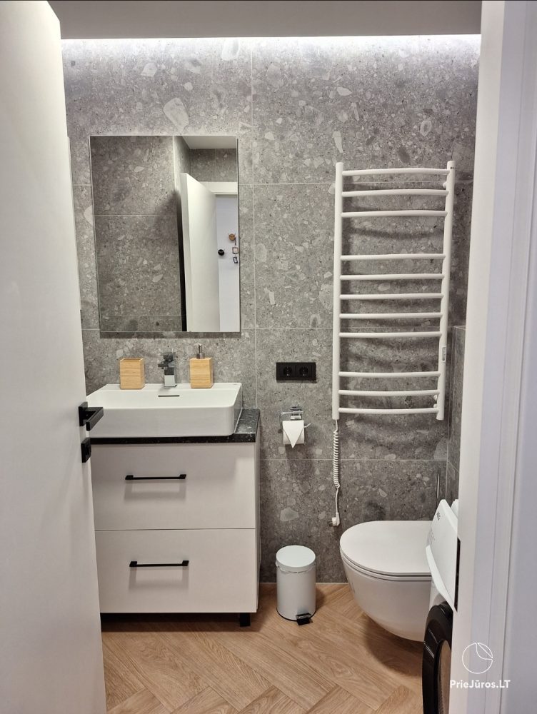 Nowo wyposażone apartamenty przy ulicy Vanagupės. W projekcie „Santiago”.
