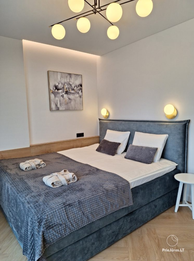 Nowo wyposażone apartamenty przy ulicy Vanagupės. W projekcie „Santiago”.