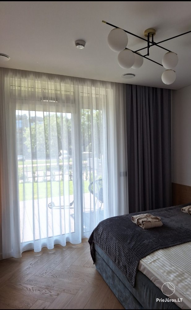 Nowo wyposażone apartamenty przy ulicy Vanagupės. W projekcie „Santiago”.