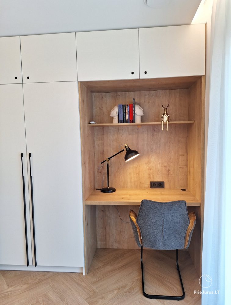 Nowo wyposażone apartamenty przy ulicy Vanagupės. W projekcie „Santiago”.