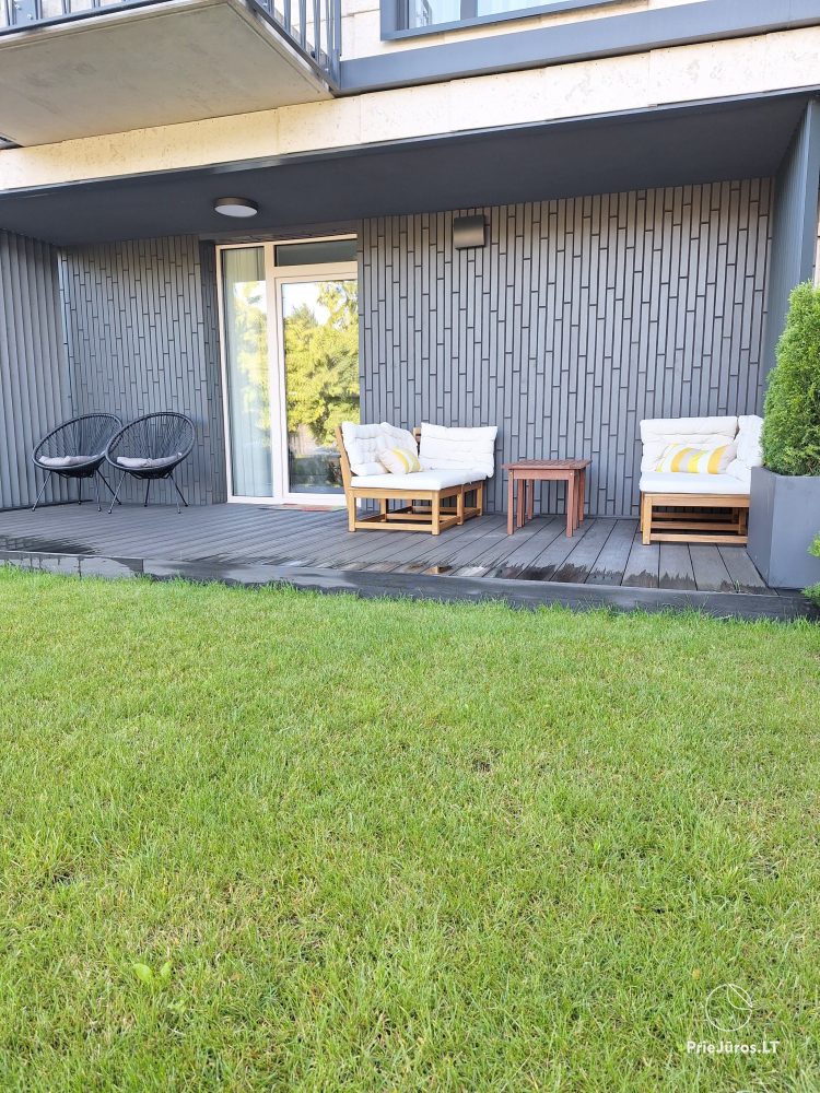 Nowo wyposażone apartamenty przy ulicy Vanagupės. W projekcie „Santiago”.