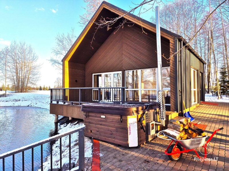 Dom marzeń „Župė” z jacuzzi i sauną
