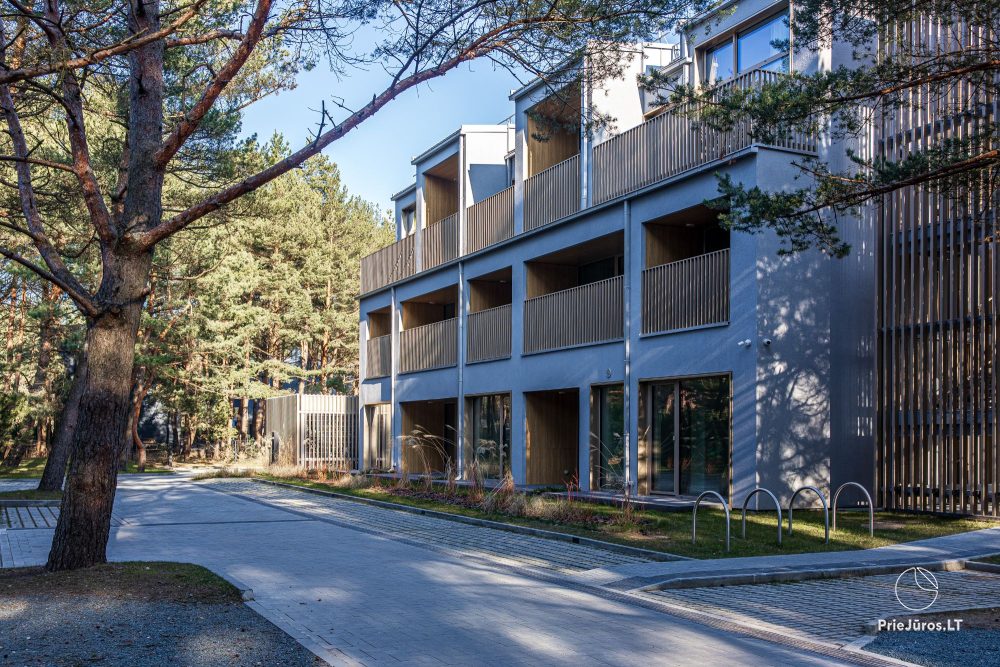 Oaza Doliny Wydm – Kunigiškiai – Apartamenty z Balkonem w Sosnowym Lesie, Zaledwie 300m od Morza