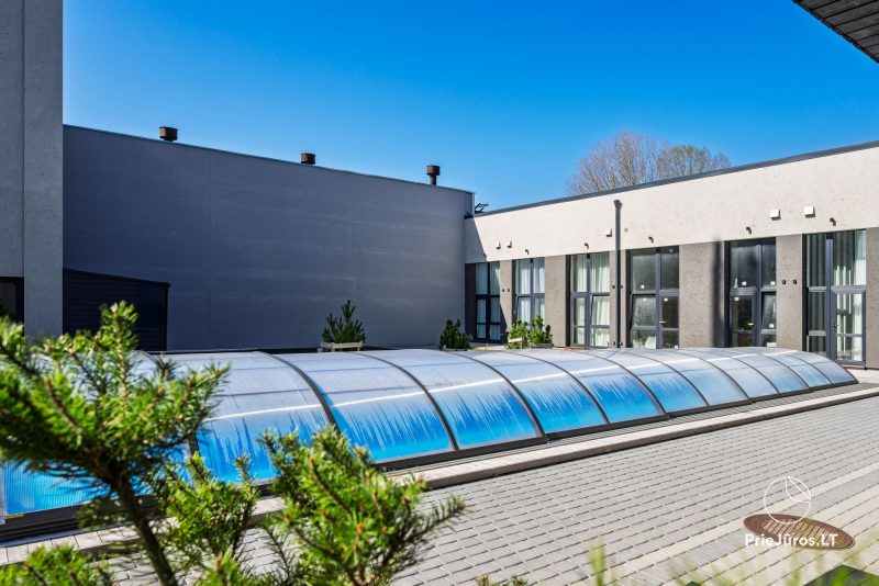 Nowy apartament „Dune Suite Palanga” z osobnym wejściem od podwórka. Basen na podwórku!