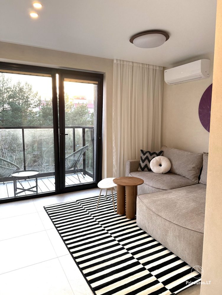 Przytulne apartamenty w Vanagupė
