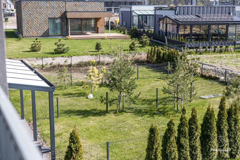 Burės Loft - przestrzeń o wyjątkowym designie dla Twojego jakościowego wypoczynku w kompleksie Mano jūra 1 z basenem, wanną spa, sauną