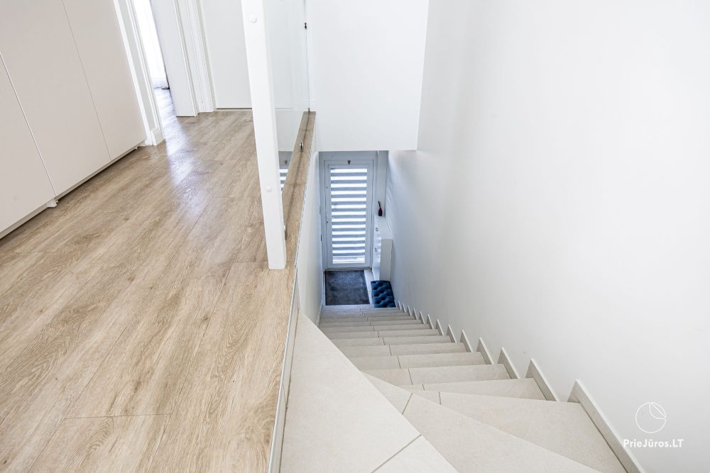 Burės Loft - przestrzeń o wyjątkowym designie dla Twojego jakościowego wypoczynku w kompleksie Mano jūra 1 z basenem, wanną spa, sauną