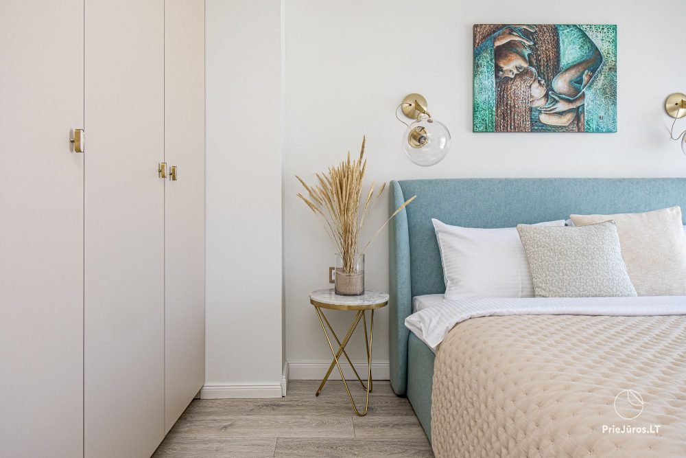 Burės Loft - przestrzeń o wyjątkowym designie dla Twojego jakościowego wypoczynku w kompleksie Mano jūra 1 z basenem, wanną spa, sauną