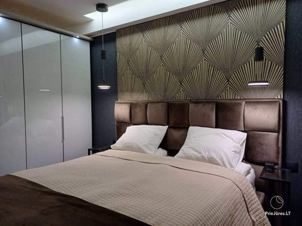 Nowe Apartamenty „BALTASIS KIRAS”, 50 m do wydm! Wynajem apartamentów w Šventoji