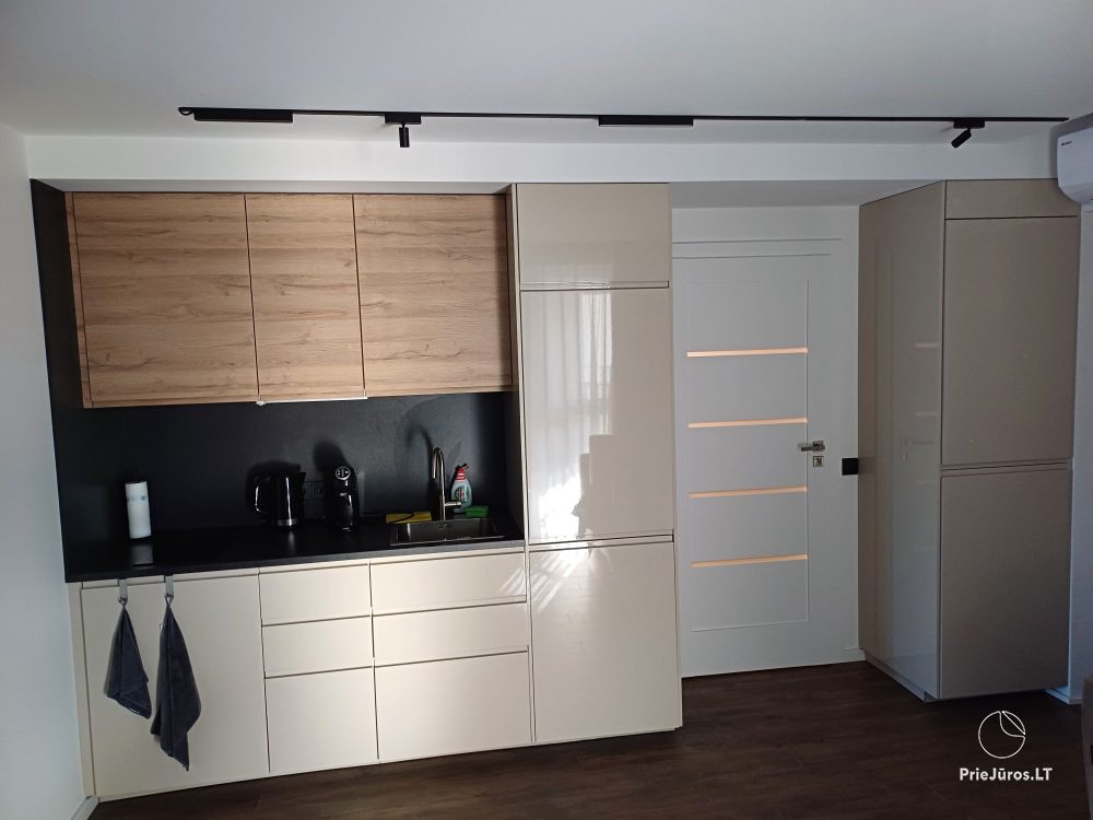 Nowe Apartamenty „BALTASIS KIRAS”, 50 m do wydm! Wynajem apartamentów w Šventoji