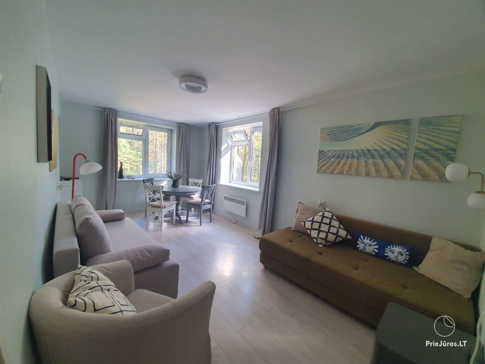 2-pok. apartamenty w Nidzie przy lesie, osobne wejście, podwórze