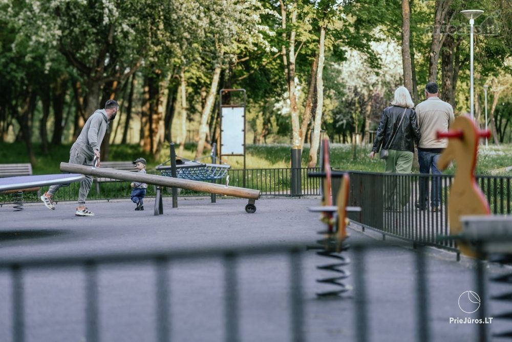 Apartamenty parkowe w centrum Kłajpedy. Nowe, przytulne mieszkanie 3-pokojowe z widokiem na jezioro, blisko Starego Miasta.