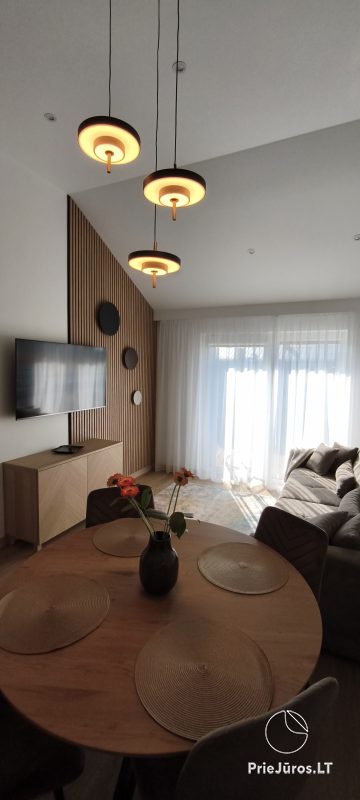 Wypoczynek nad morzem w nowych apartamentach „Jūros ramybė”