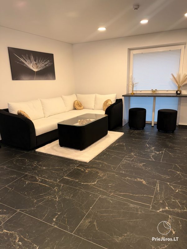 Nowoczesne minimalistyczne apartamenty luksusowe Klaipėda