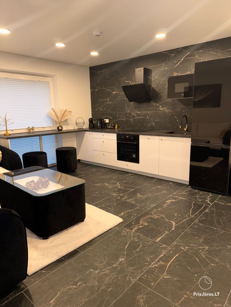 Nowoczesne minimalistyczne apartamenty luksusowe Klaipėda