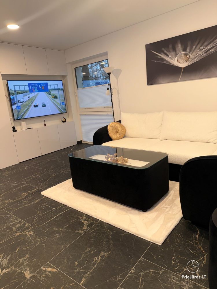 Nowoczesne minimalistyczne apartamenty luksusowe Klaipėda