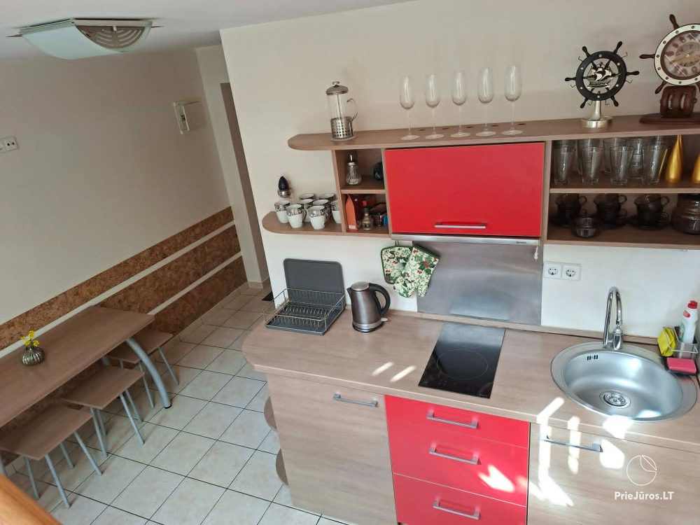 Dwupoziomowe apartamenty w centrum Juodkrantė
