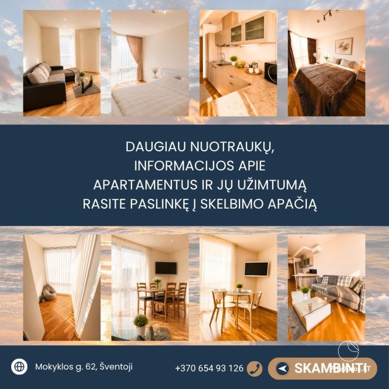 Apartamenty Elija, Šventoji. Tylko 300 metrów do morza!