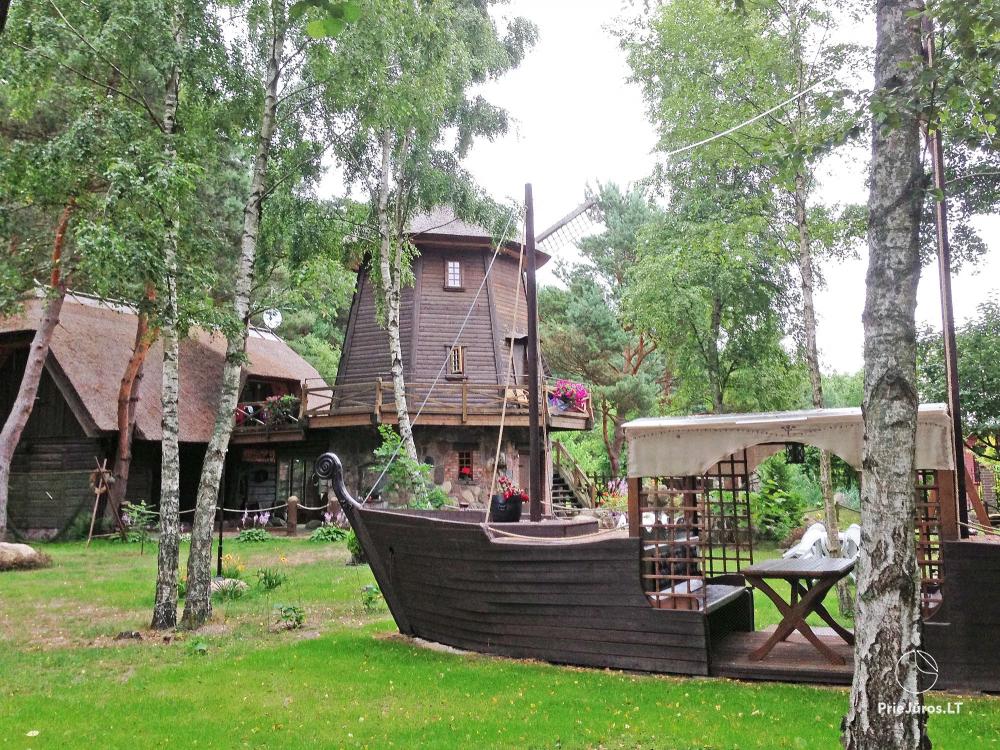 Apartamenty w gospodarstwie w Karkle Joldija 50 metrów do wydm!
