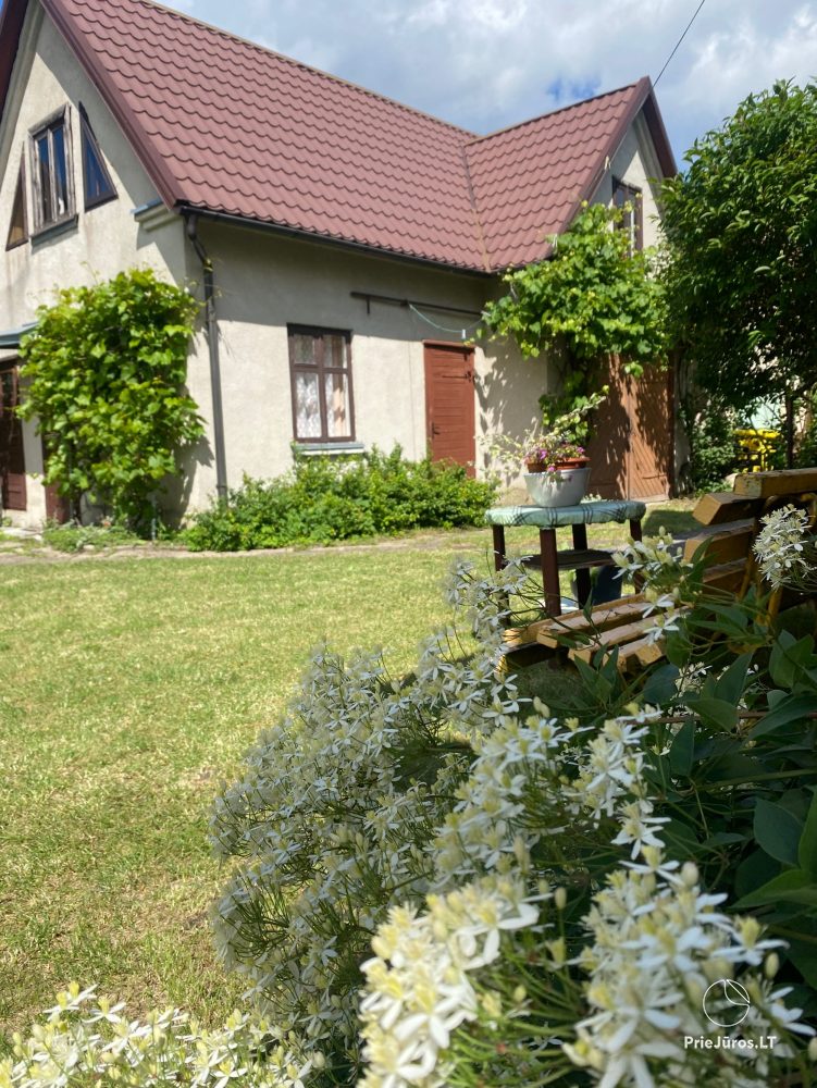 Oddzielne mieszkanie i pokoje w Połądze, w prywatnym domie Pas Birutę
