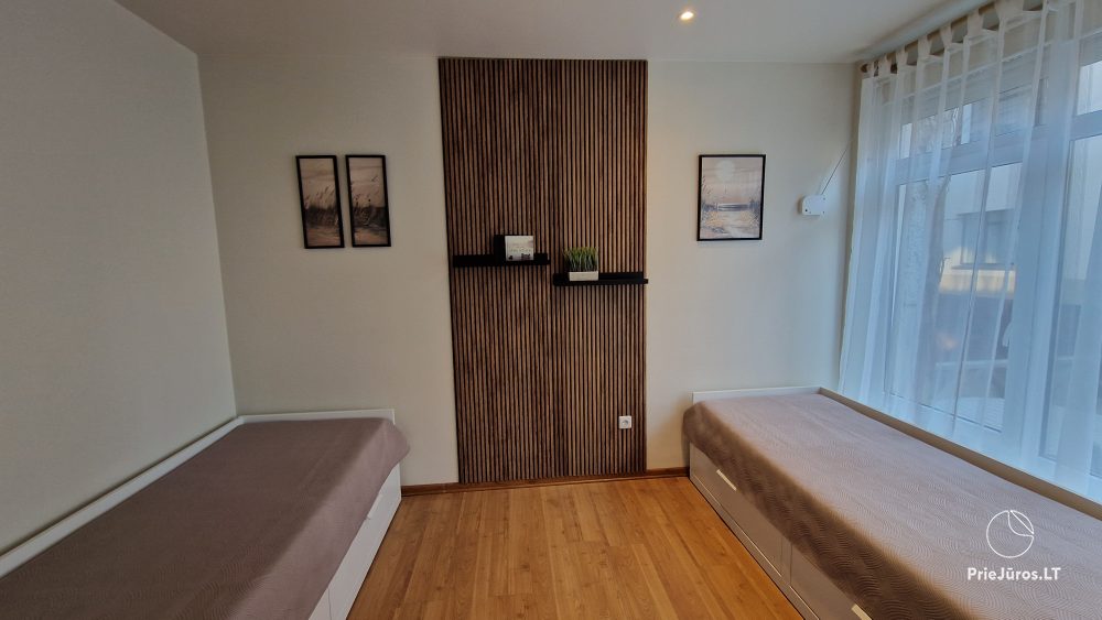 1 i 2 pokojowe apartamenty w Nidzie. Parter, 500 metrów do morza