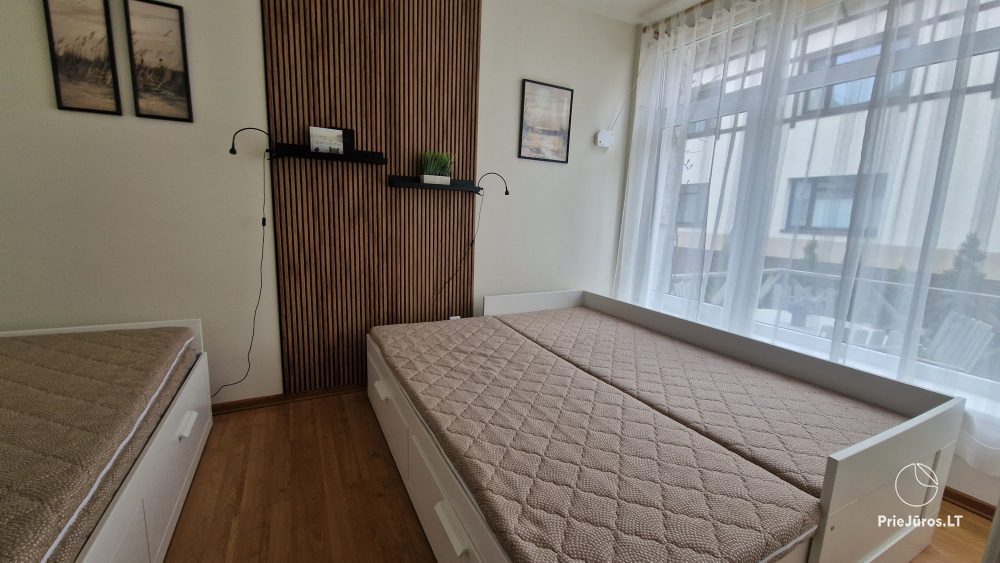 1 i 2 pokojowe apartamenty w Nidzie. Parter, 500 metrów do morza