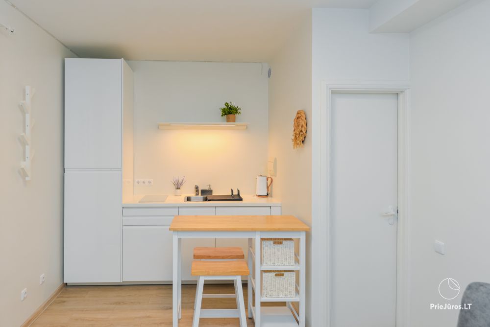 1 i 2 pokojowe apartamenty w Nidzie. Parter, 500 metrów do morza