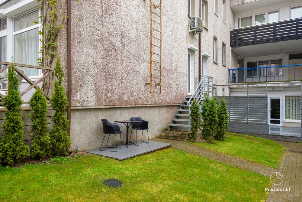 1 i 2 pokojowe apartamenty w Nidzie. Parter, 500 metrów do morza