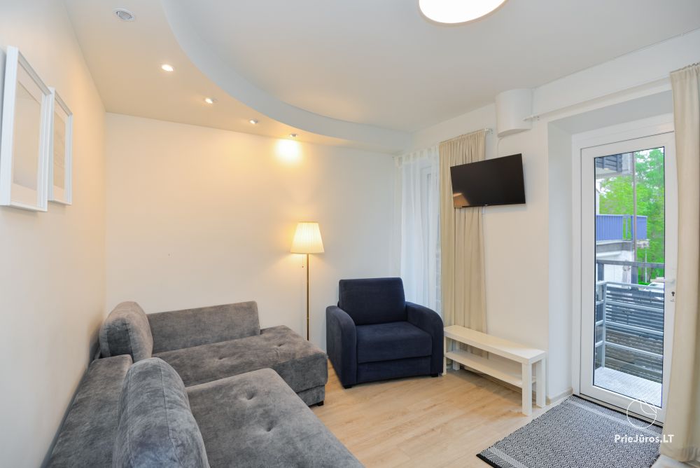 1 i 2 pokojowe apartamenty w Nidzie. Parter, 500 metrów do morza