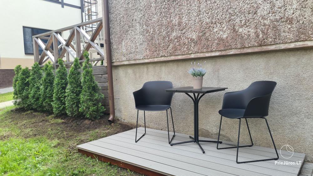 1 i 2 pokojowe apartamenty w Nidzie. Parter, 500 metrów do morza