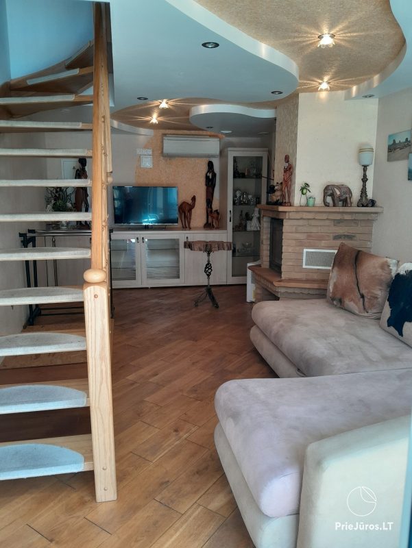 Apartament - kotedz w Nidzie z tarasem, kominkiem, klimatyzacją