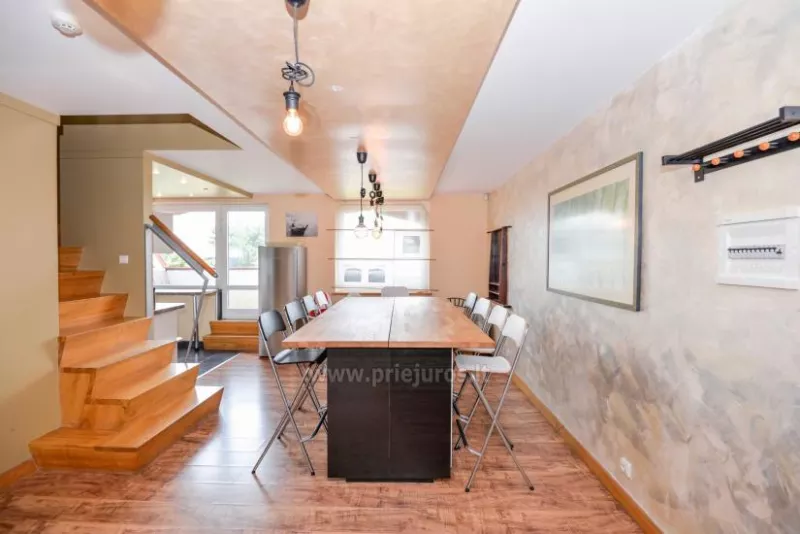 Apartament w Nidzie na 8-10 os. z kominkiem, balkon