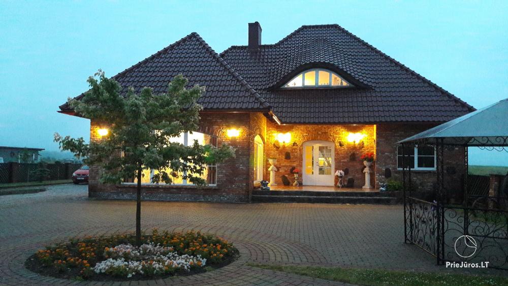 Sala bankietowa i laznia 24 km od Klajpedy