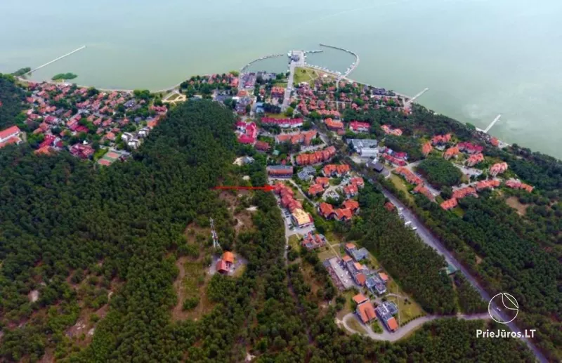 1-pokojowe mieszkanie typu studio ŠALIA PUŠYNO w pobliżu centrum Nidy
