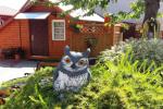 Drewniane domy w Sventoji Owl and Owlet