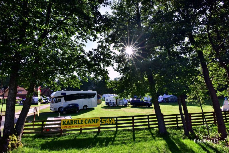 Kemping Karklecamp w Klajpedskim rejonie na Morzu Baltyckim