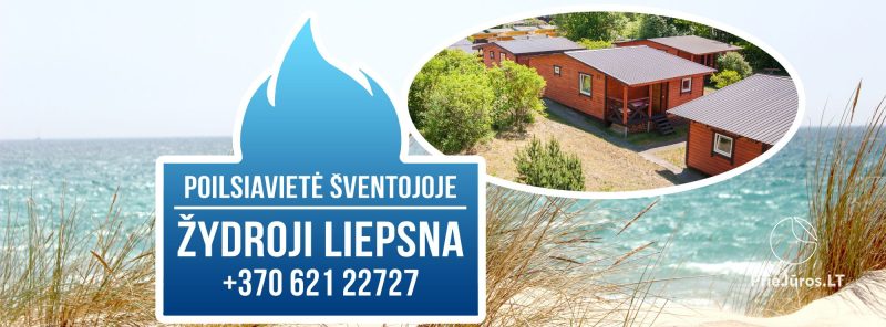 Nowe domki i pokoje z udogodnieniami w Sventoji Zydroji Liepsna