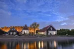 „Vila Preiloja” - domki i studia nad brzegiem laguny. - 2