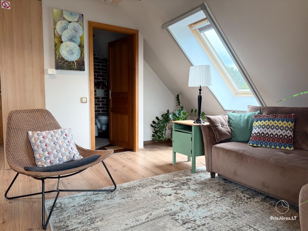 „Vila Preiloja” - domki i studia nad brzegiem laguny.