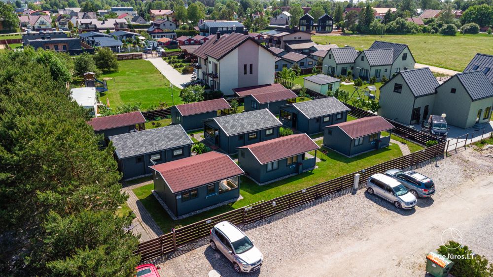 Domki letniskowe i apartamenty do wynajęcia w pobliżu morza w Sventoji