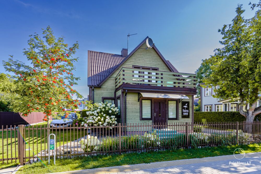 Dom „Violetos”. Mieszkania, pokoje do wynajęcia w Połądze - 1