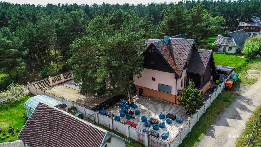 Dom wakacyjny w Połądze Pušų kiemas - 200 m do plaży!
